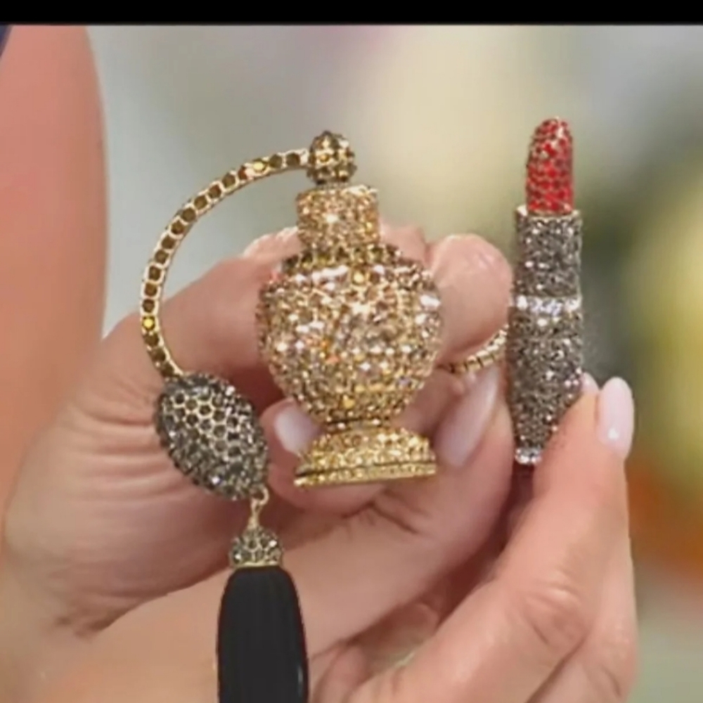 Heidi Daus Lipstick Pin Brooch - Picture 2 of 4